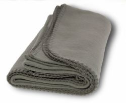 96 Bulk Yacht & Smith Soft Fleece Blankets 50 X 60 Gray 150g