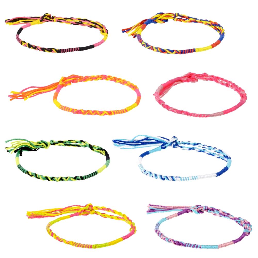 864 Bulk Wrap Friendship Bracelet 7"
