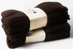 1200 Bulk Yacht & Smith Women's Sports Crew Socks Size 9-11 Brown Bulk Pack