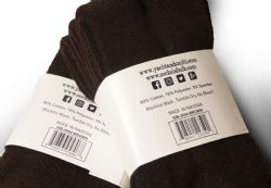 1200 Bulk Yacht & Smith Women's Sports Crew Socks Size 9-11 Brown Bulk Pack
