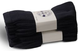 300 Bulk Yacht & Smith Kids Cotton Crew Socks Navy Size 6-8