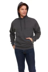 24 Bulk Unisex Irregular Cotton Hoodie Sweatshirt In Assorted Colors X-Large