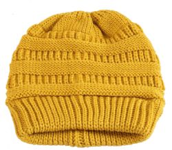 24 Bulk Solid Color Knitted Beanies