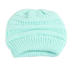 24 Bulk Solid Color Knitted Beanies