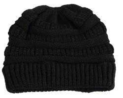24 Bulk Solid Color Knitted Beanies
