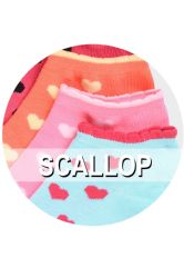 432 Bulk Mamia Spandex Socks (scheart) 9-11