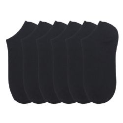 216 Bulk Mopas Super Low Cut Plain Spandex Socks 9- 11