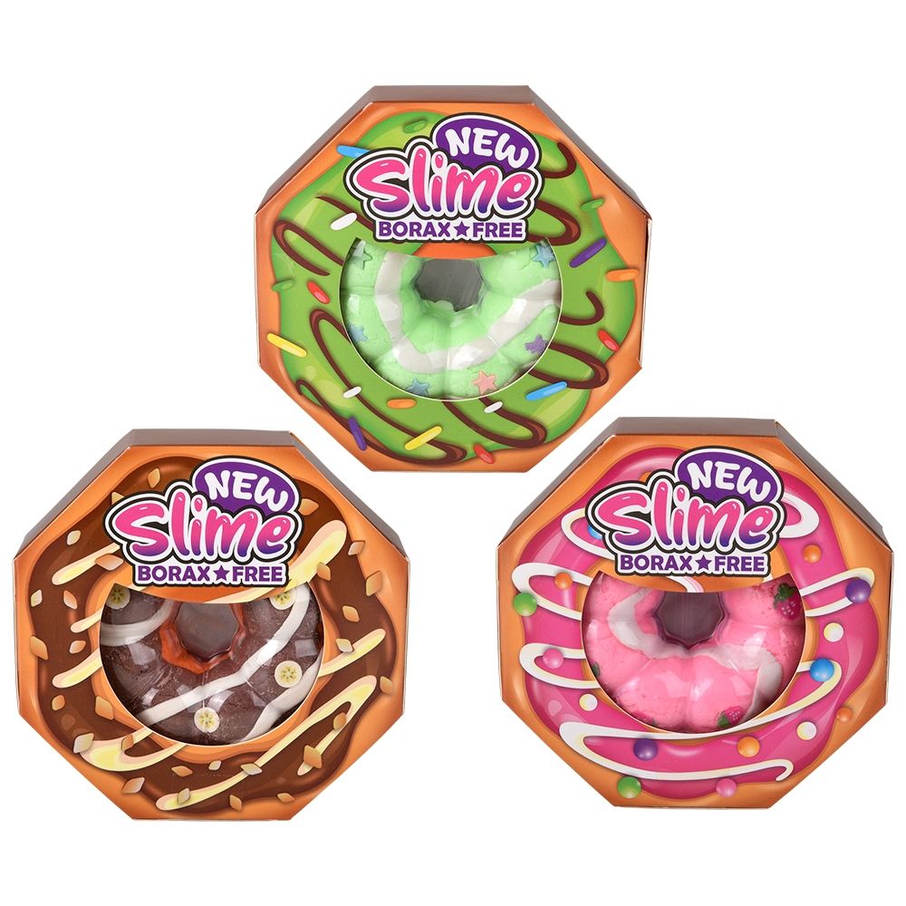 72 Bulk (t) 3.6" Donut Clay Slime 12ct
