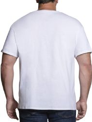 288 Bulk Men Fruit Of The Loom Cotton Crew Neck White Undershirts Size 3X