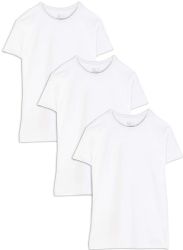 288 Bulk Men Fruit Of The Loom Cotton Crew Neck White Undershirts Size 3X