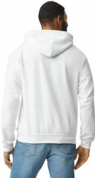 216 Bulk Men's Cotton Fleece Hooded Sweat Shirt White Size Large
