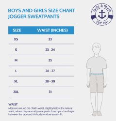 12 Bulk Yacht & Smith Boys Fleece Jogger Pants Navy Blue Color Size S