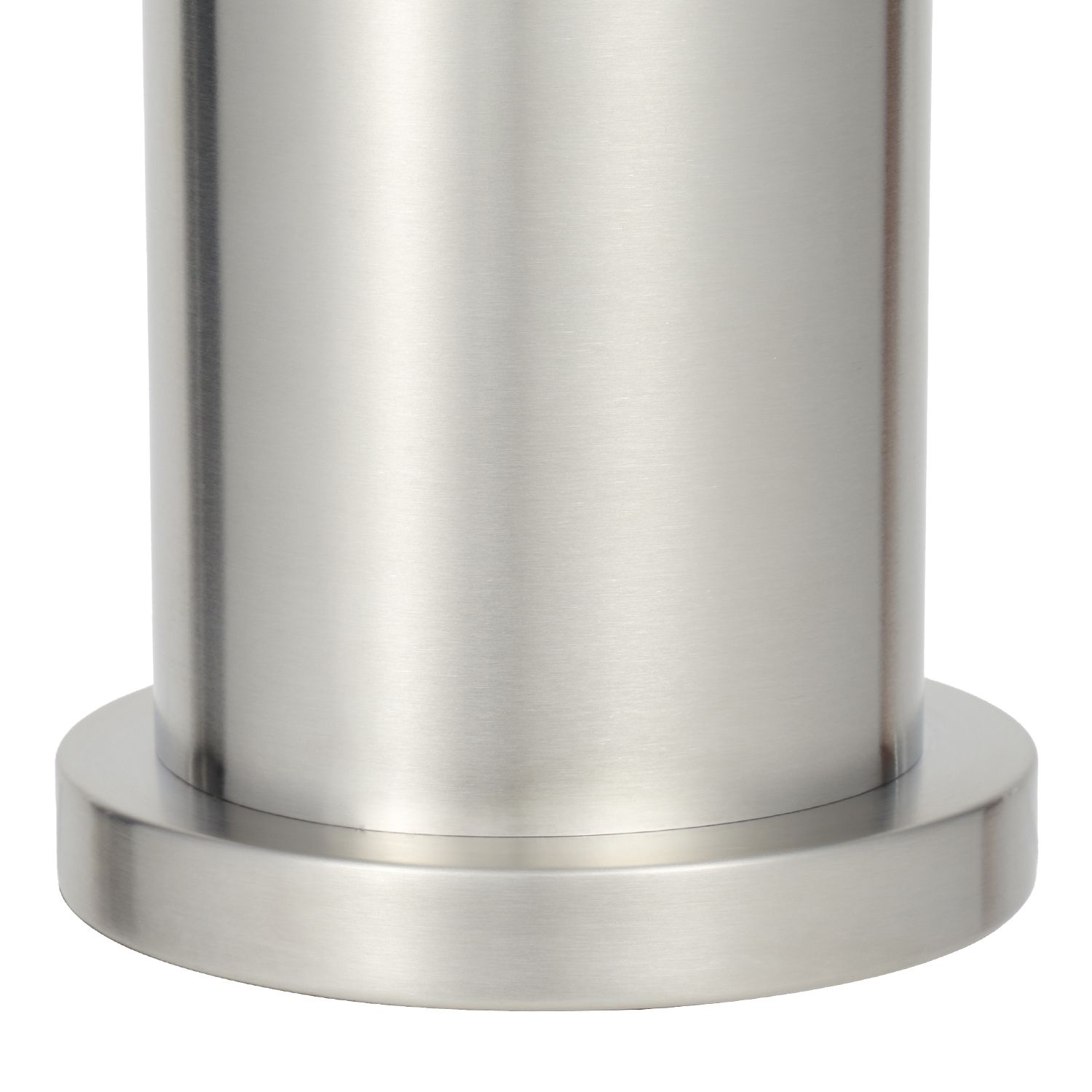 6 Bulk Petrona Brushed Stainless Steel Toilet Bowl Brush And Holder, Silver