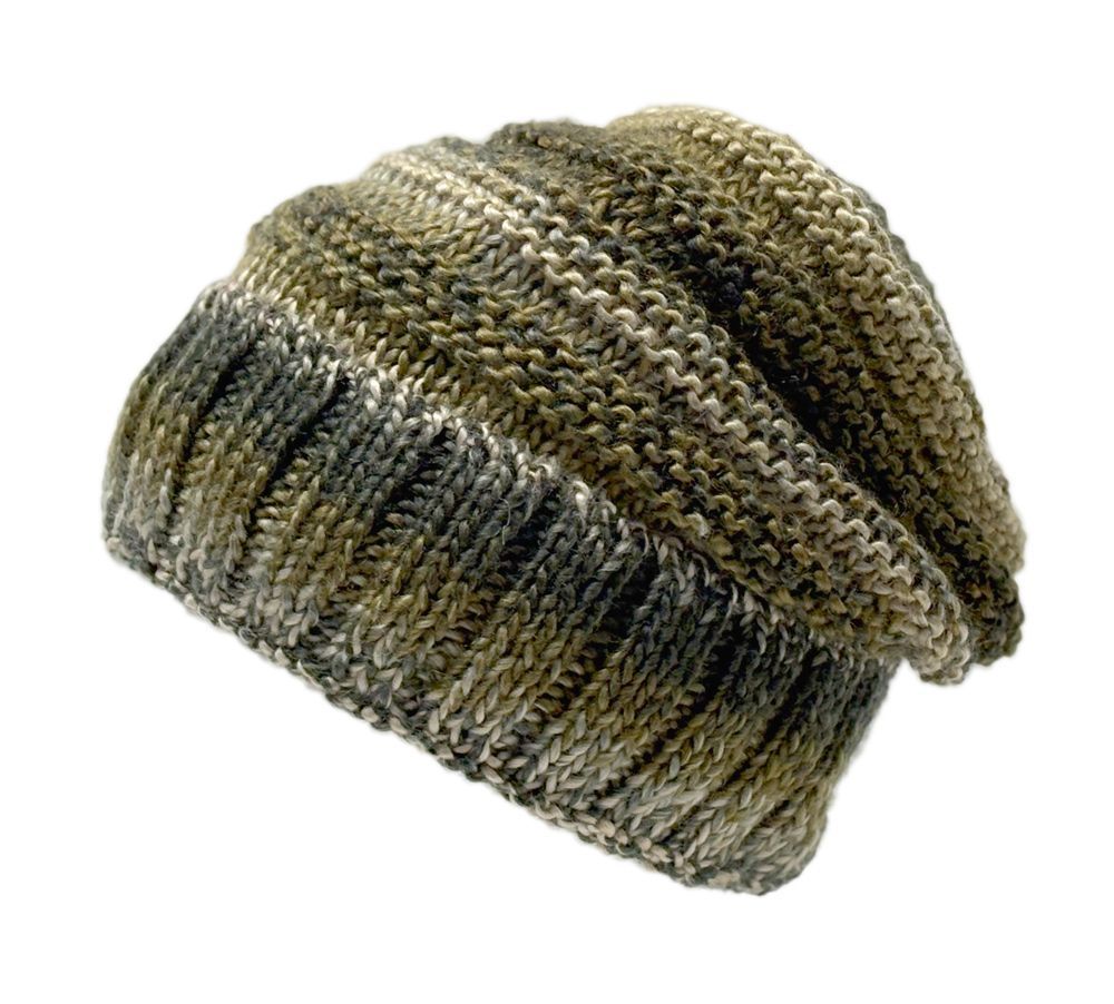 12 Bulk Multi Color Slouchy Style Knit Beanie W/velvet Fur Lining Assorted