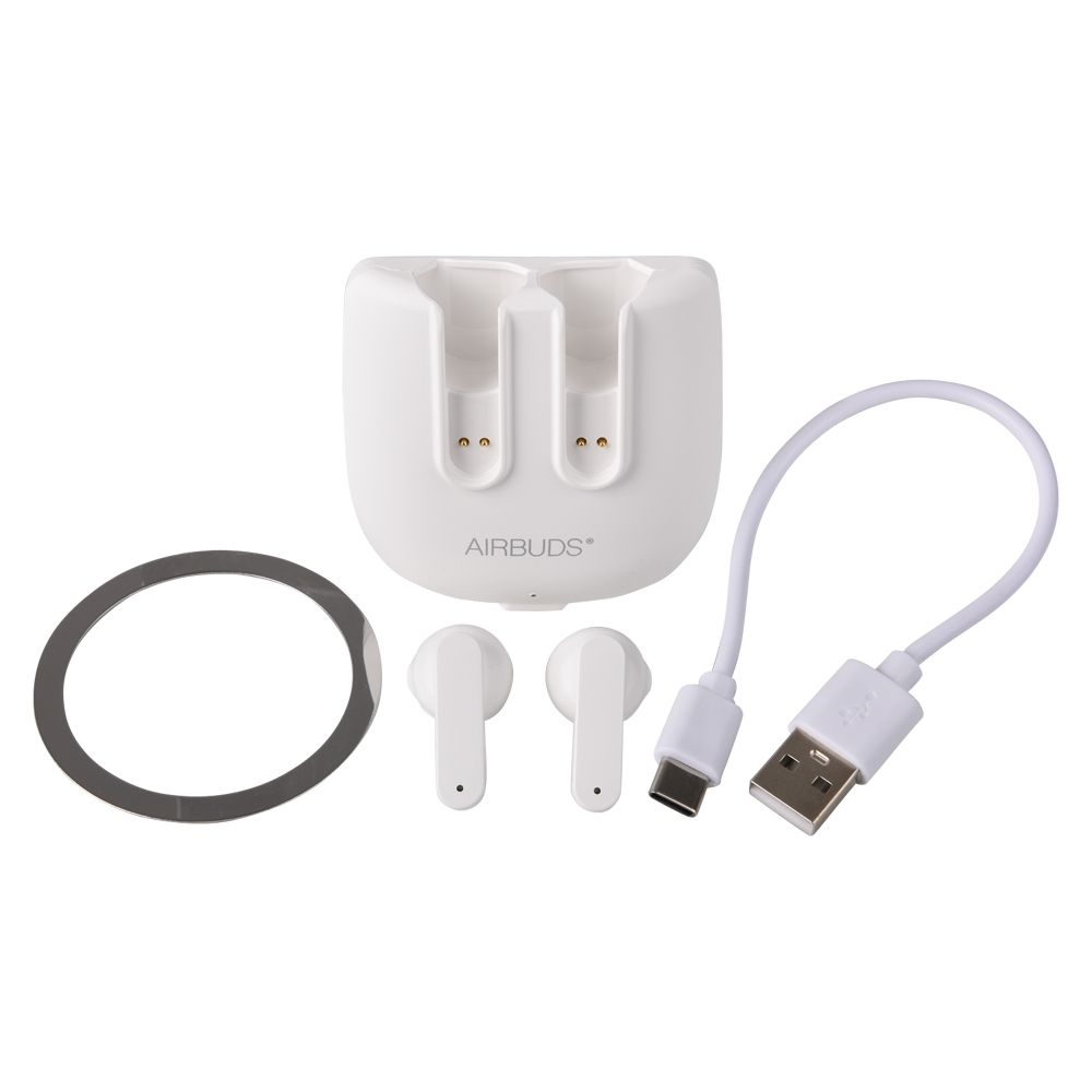 24 Bulk Mag 10 Airbuds Blk/wh 2 Asst