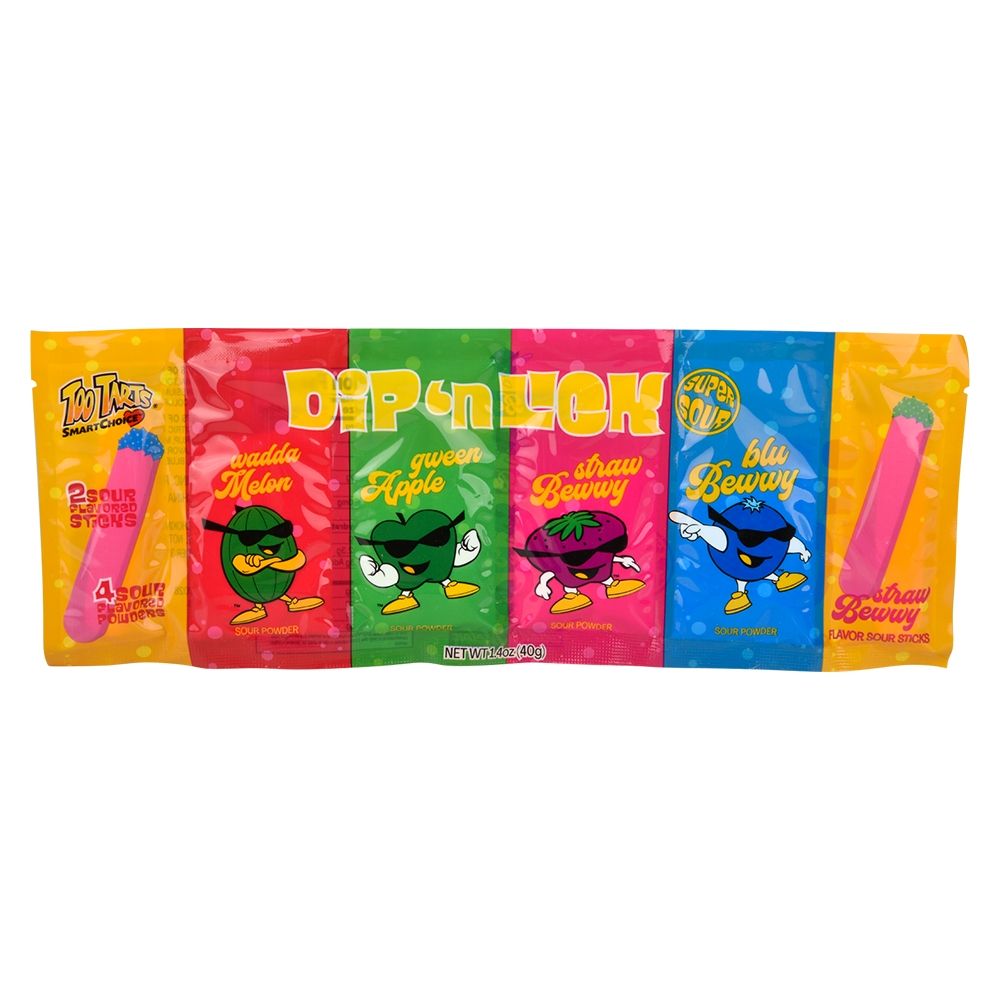 288 Bulk Dip 'n Lick Super Sour Candy