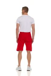 96 Bulk Mens Cotton Fleece 3 Pocket Shorts Red Size 3X-Large