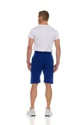 144 Bulk Mens Cotton Fleece 3 Pocket Shorts Royal Blue Size Large