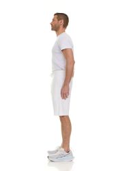 96 Bulk Mens Cotton Fleece 3 Pocket Shorts White Size Large