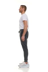 216 Bulk Mens Cotton Fleece Zipper Jogger Heather Charcoal Assorted Sizes S-3x