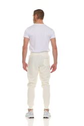108 Bulk Mens Cotton Fleece Zipper Jogger Natural Assorted Sizes Med To 2x
