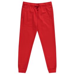 12 Bulk Womens Fleece Lined Jogger With Pocket In Red Size 2xlarge