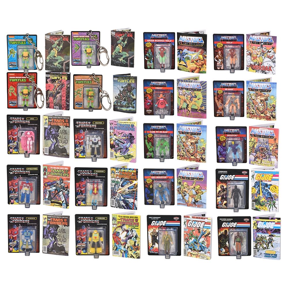 144 Bulk World Smallest Micro Figure Comic Book