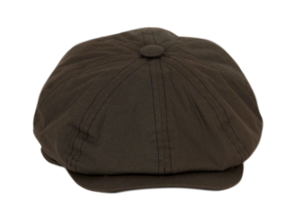 6 Bulk Berteil Oilcloth Newsboy Caps Assorted