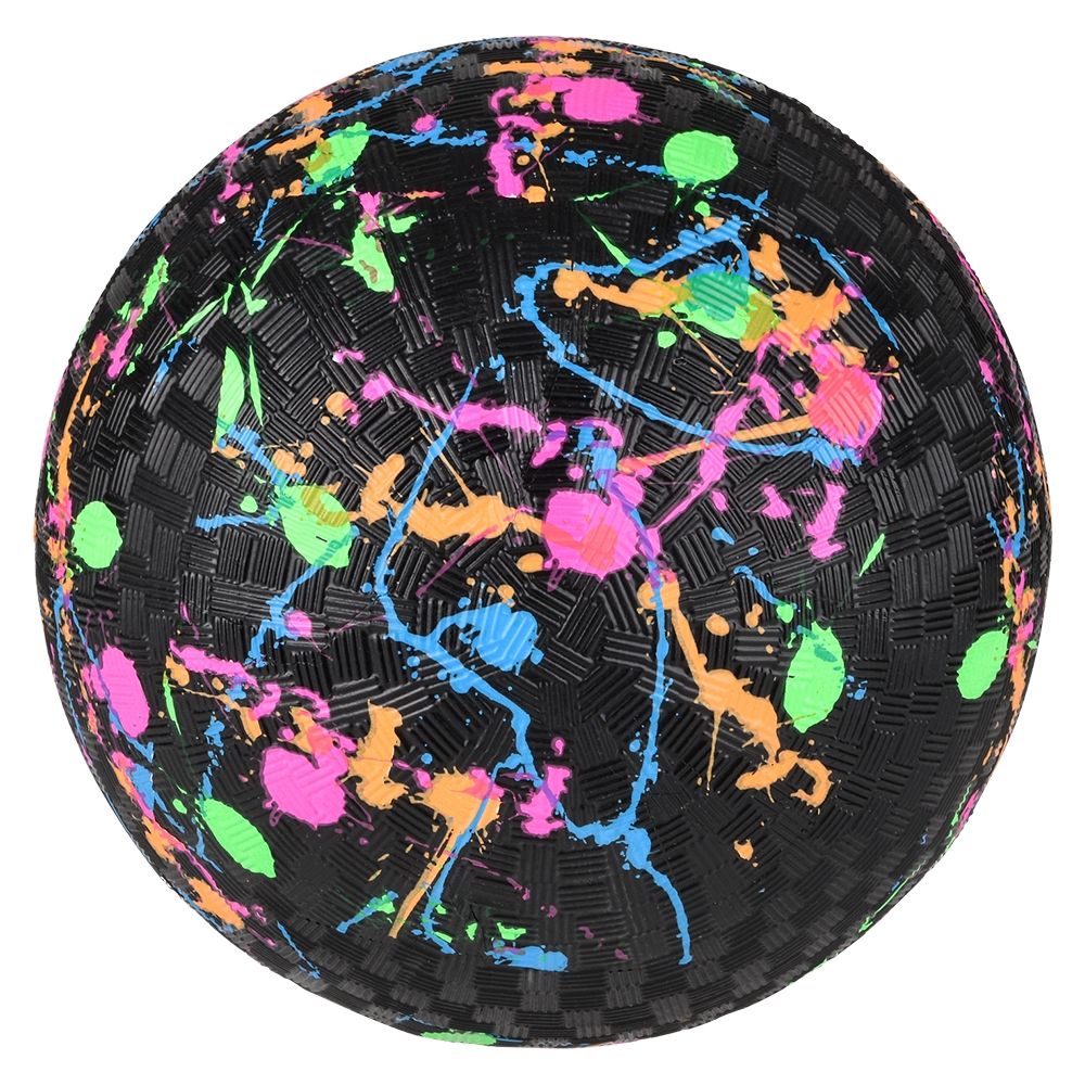 48 Bulk Neon Printed Playground Ball (3 Asst.) 7" 48/32