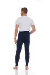 48 Bulk Mens One Size Thermal Bottom Lounge Pants Jogger Assorted Colors