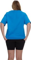 96 Bulk Womens Oversized Cotton Crew Neck Short Sleeve T-Shirts assorted colors , 4X-Large