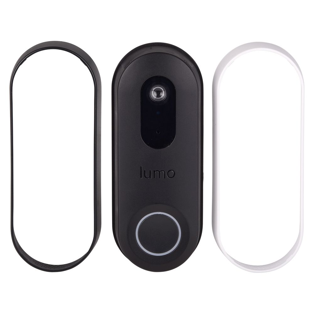 12 Bulk Gentek Lumo Smart Wireless Video Doorbell (black)
