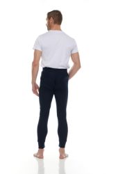 6 Bulk Yacht And Smith Men's Thermal Pants In Navy Blue Size 2xlarge