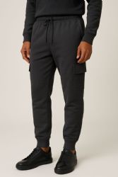 108 Bulk Mens Cotton Fleece Cargo Joggers Assorted Colors And Sizes M-2xl