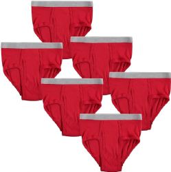 240 Bulk Yacht And Smith Boys Cotton Underwear Briefs In Assorted Colors, Size xl