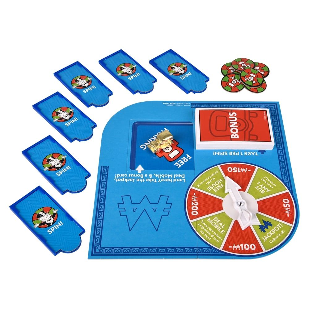 6 Bulk Hasbro Monopoly Free Parking Jackpot