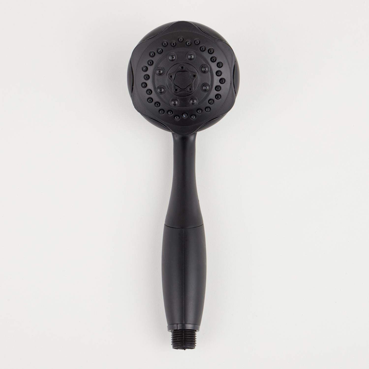 12 Bulk 3" Handheld Shower Massager Wand With Hose, Matte Black