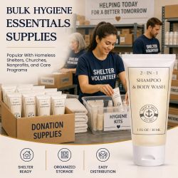 500 Bulk Yacht & Smith 2 In 1 Shampoo And Body Wash 1oz Bottle