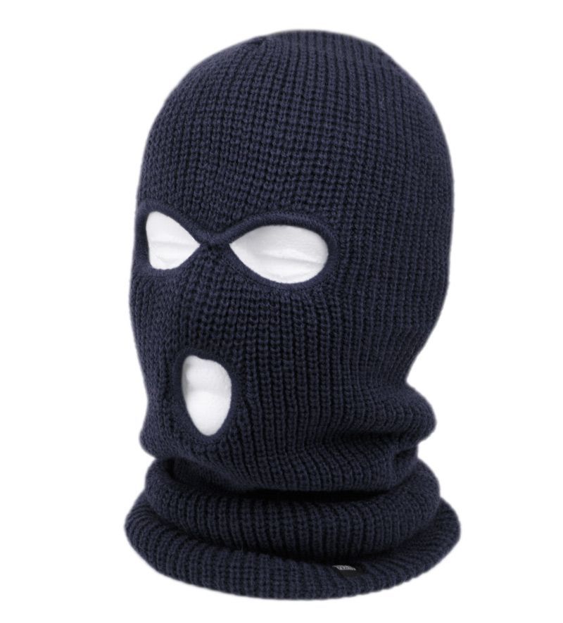 12 Bulk 3 Holes Knit Winter Sports Mask Assorted