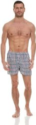 36 Bulk Mens Woven Plaid Boxer Shorts Size Small