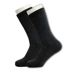 96 Bulk Unisex Crew Wholesale Thermal Sock, Size 9-13 In 3 Assorted Colors
