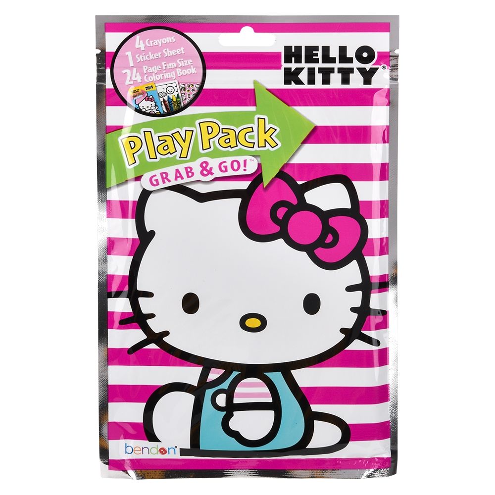 24 Bulk Hello Kitty Grab N Go Play Pack