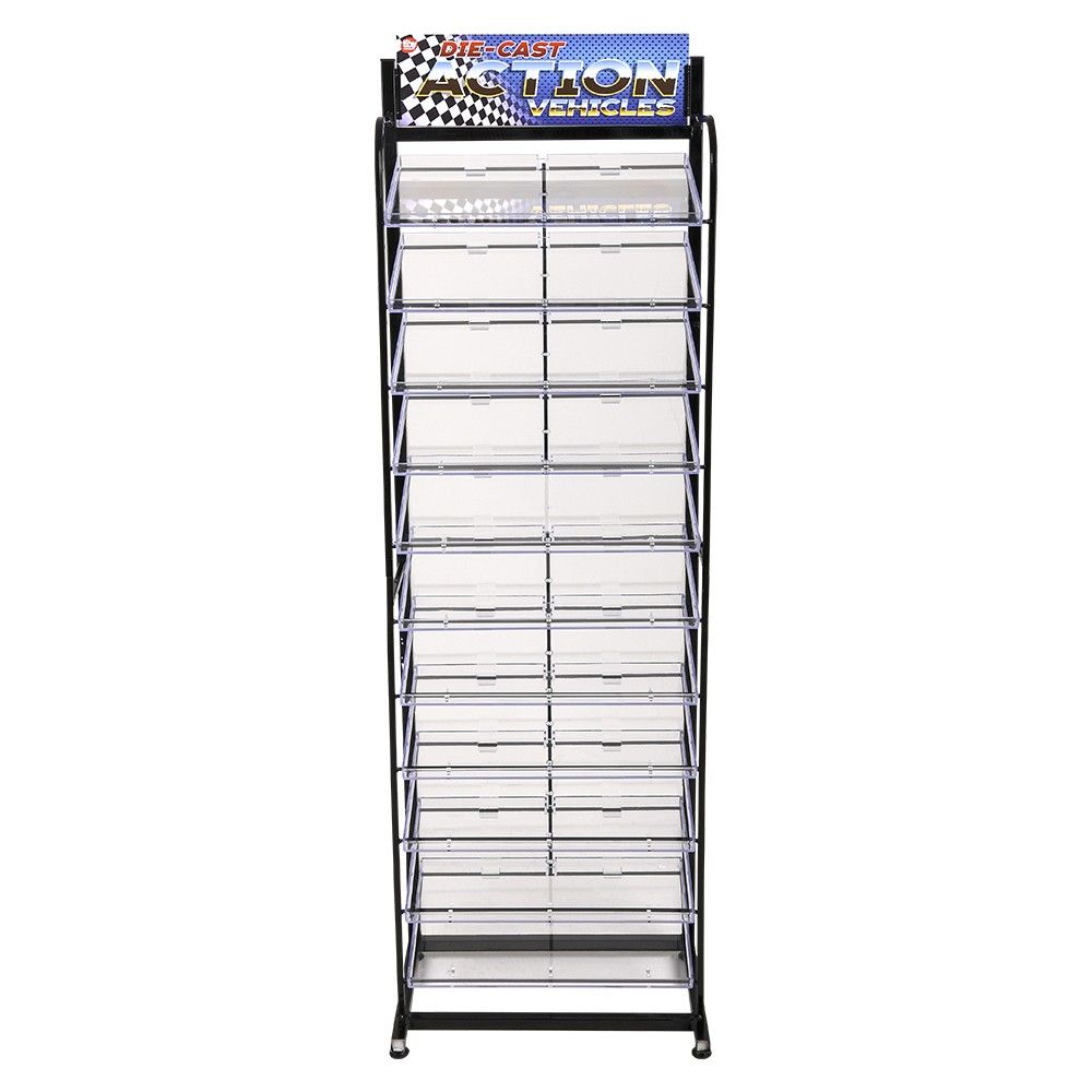 Bulk Metal Display Rack 56" For Die Cast Cars