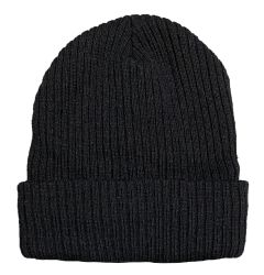 12 Bulk Yacht & Smith Adults Sherpa Lined Winter Beanies In Black