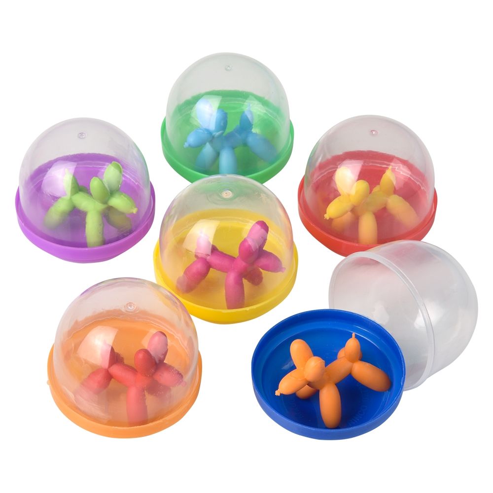 250 Bulk 1.5-inch Balloon Dog Figurines In 2-inch Capsule