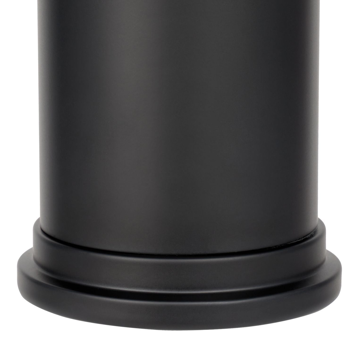 6 Bulk Spire Brushed Stainless Steel Toilet Bowl Brush And Holder, Black