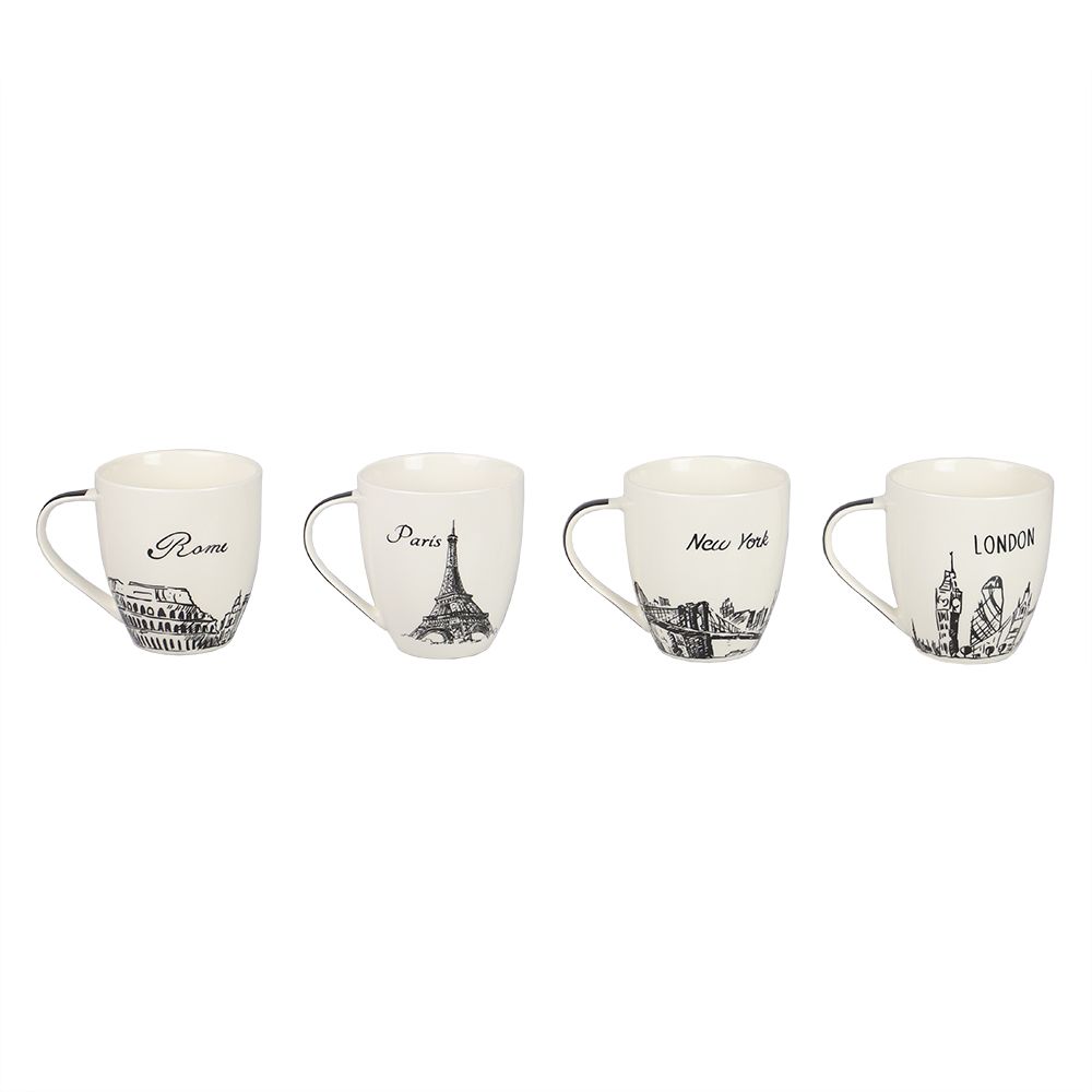 24 Bulk Cities 17 Oz. Bone China Mug