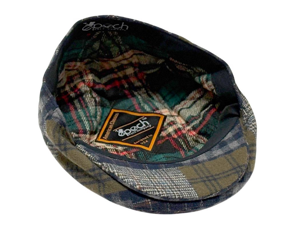 6 Bulk Patch Work Wool Blend Ivy Cap Assorted