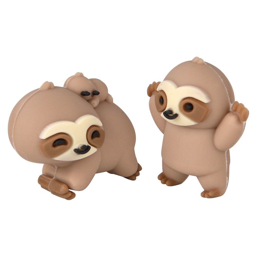 2000 Bulk Mini Sloth Figurines 1"