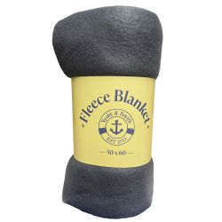 168 Bulk Yacht & Smith Soft Fleece Blankets 50 X 60 Gray 150g